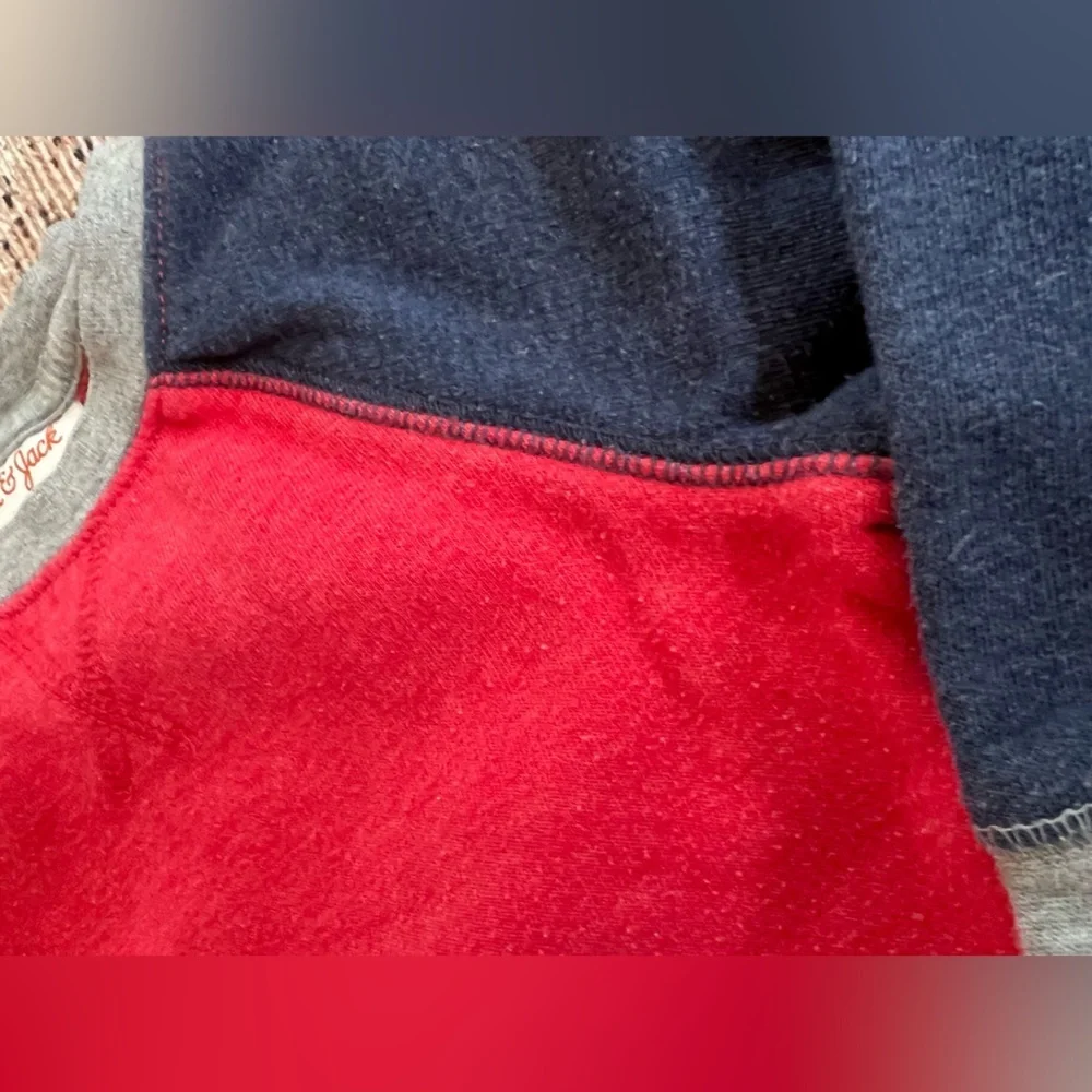 Cat & Jack Red and Navy Kids Sweatshirt